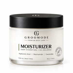 GROOMODE Ceramide, Niacinamide & Hyaluronic Acid Moisturiser