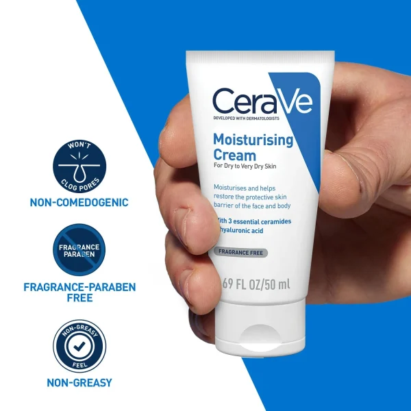 CeraVe Moisturizing Cream For Dry To Very Dry Skin(50ml)