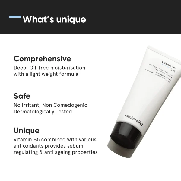 Minimalist Vitamin B5 Oil-Free Moisturizer 100g (2) Minimalist Vitamin B5 Oil-Free Moisturizer 100g (2)